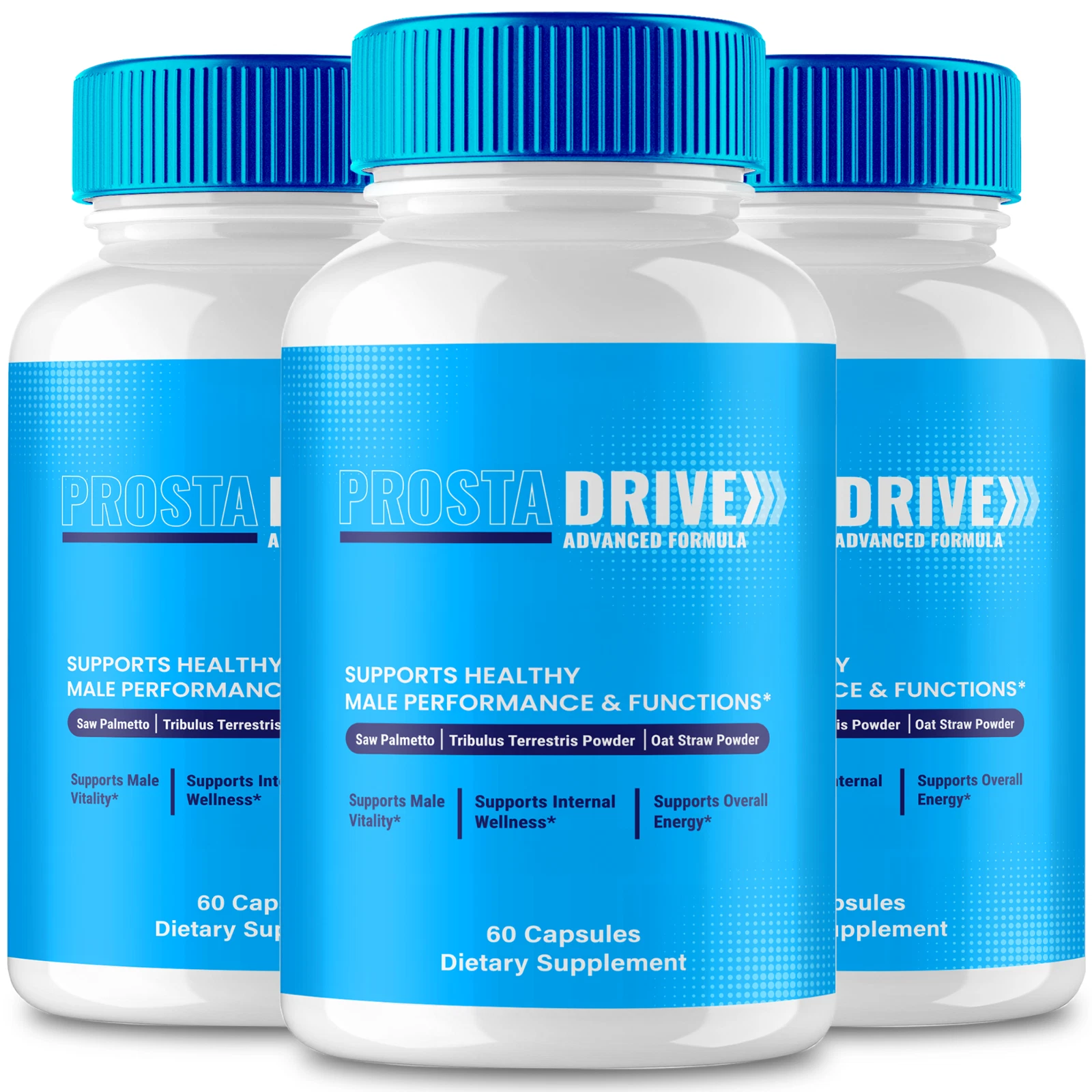 (Paquete de 3) Suplemento de próstata ProstaDrive para hombres - Prosta Drive Energy Pills