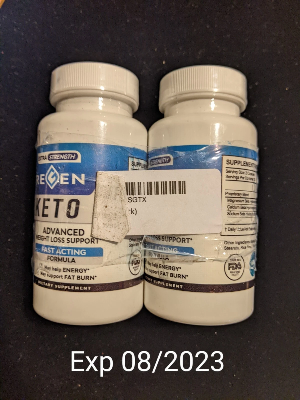 2 PK Regen Keto Advanced Weight Loss Support Extra Strength BHB kenotes #32