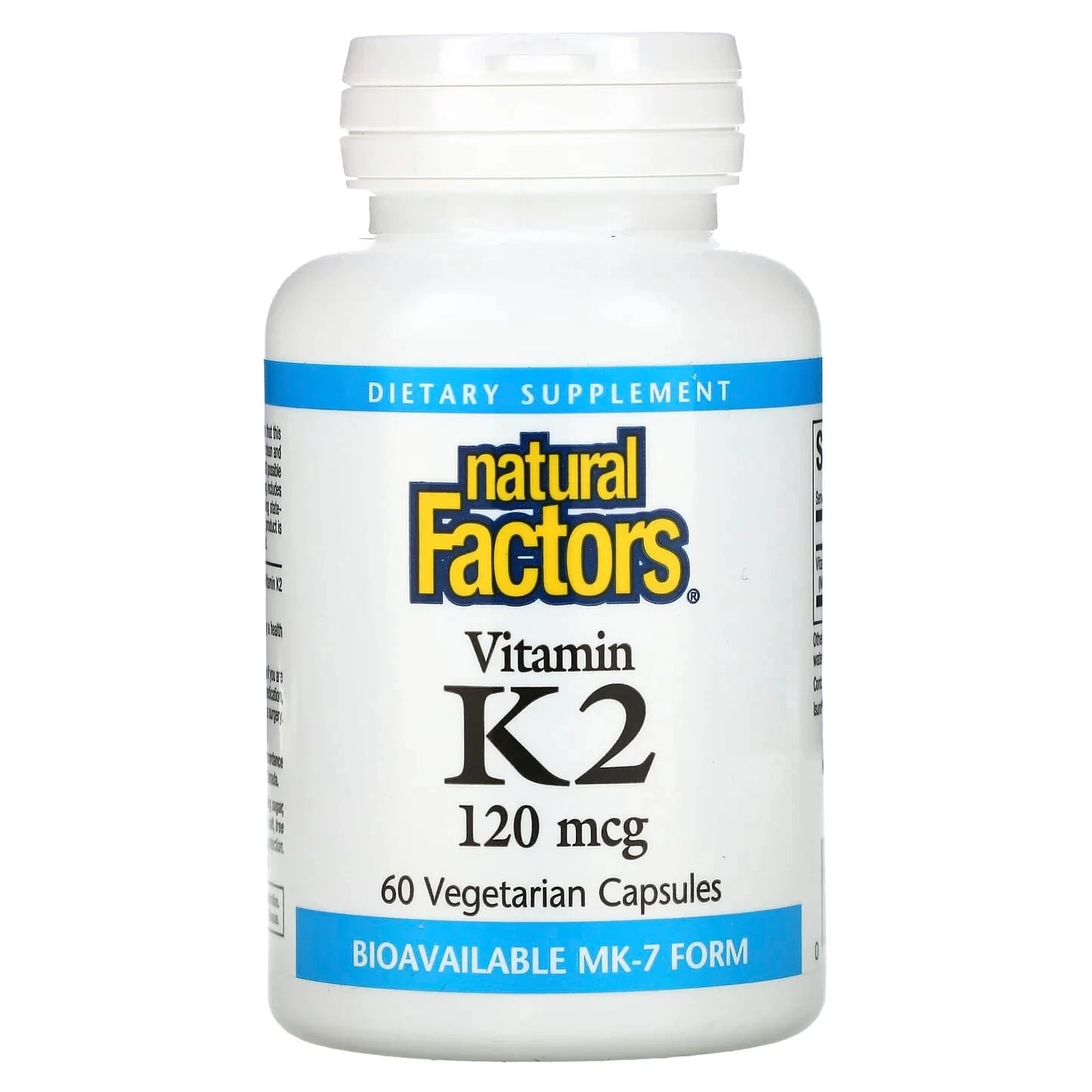 Natural Factors Vitamin K2 120 mcg 60 veg caps