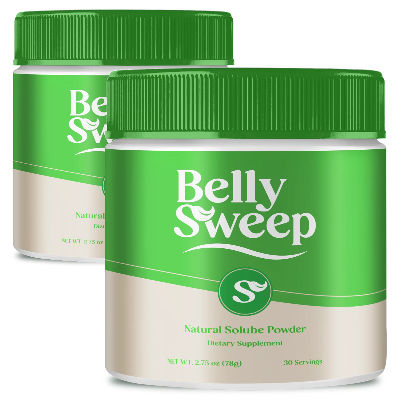 (2 Pack) Belly Sweep Powder Supplement Advanced Gut Health & Fitness Support