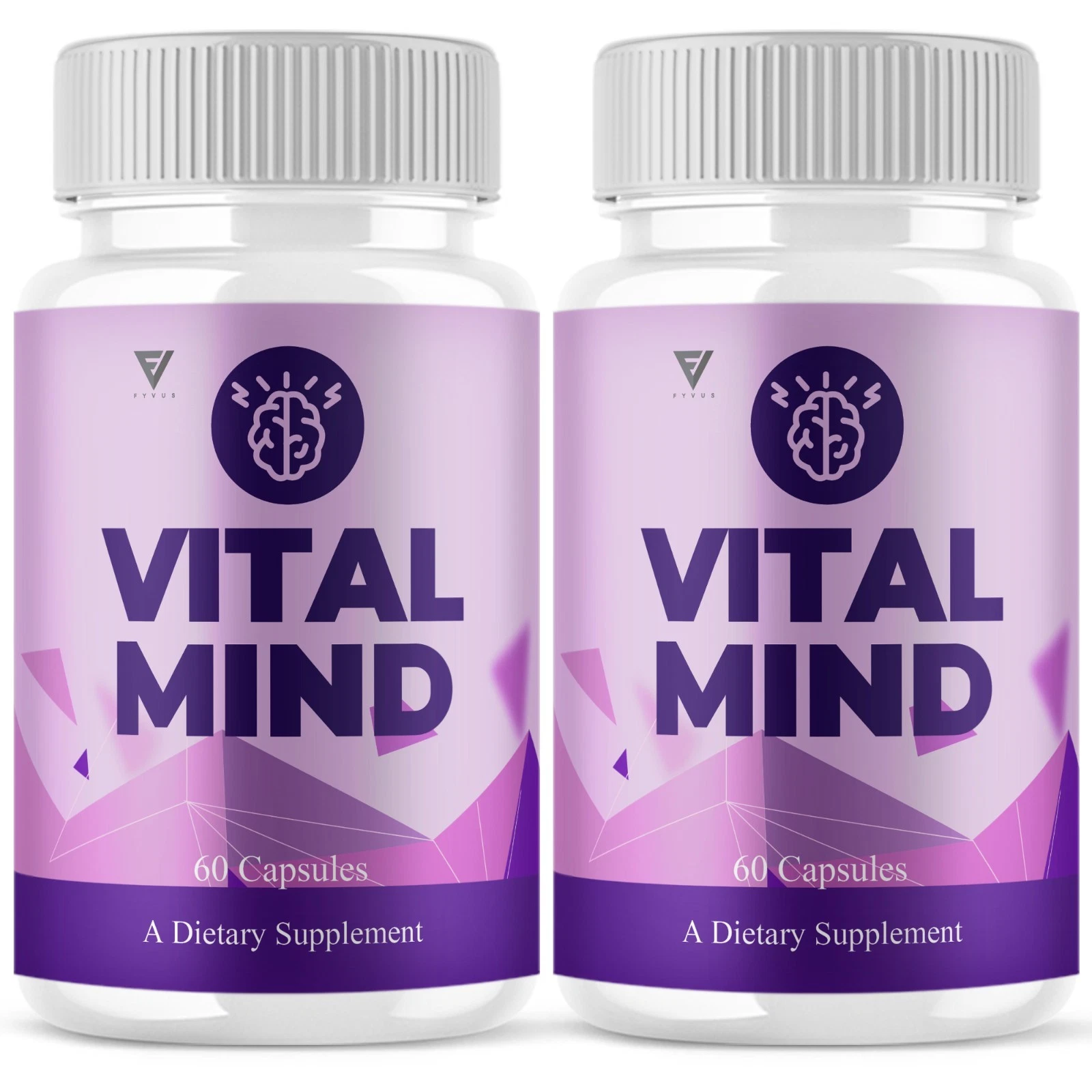 (2 Pack) Vital Mind Memory Support, Vital Mind Max Focus Formula (120 Capsules)