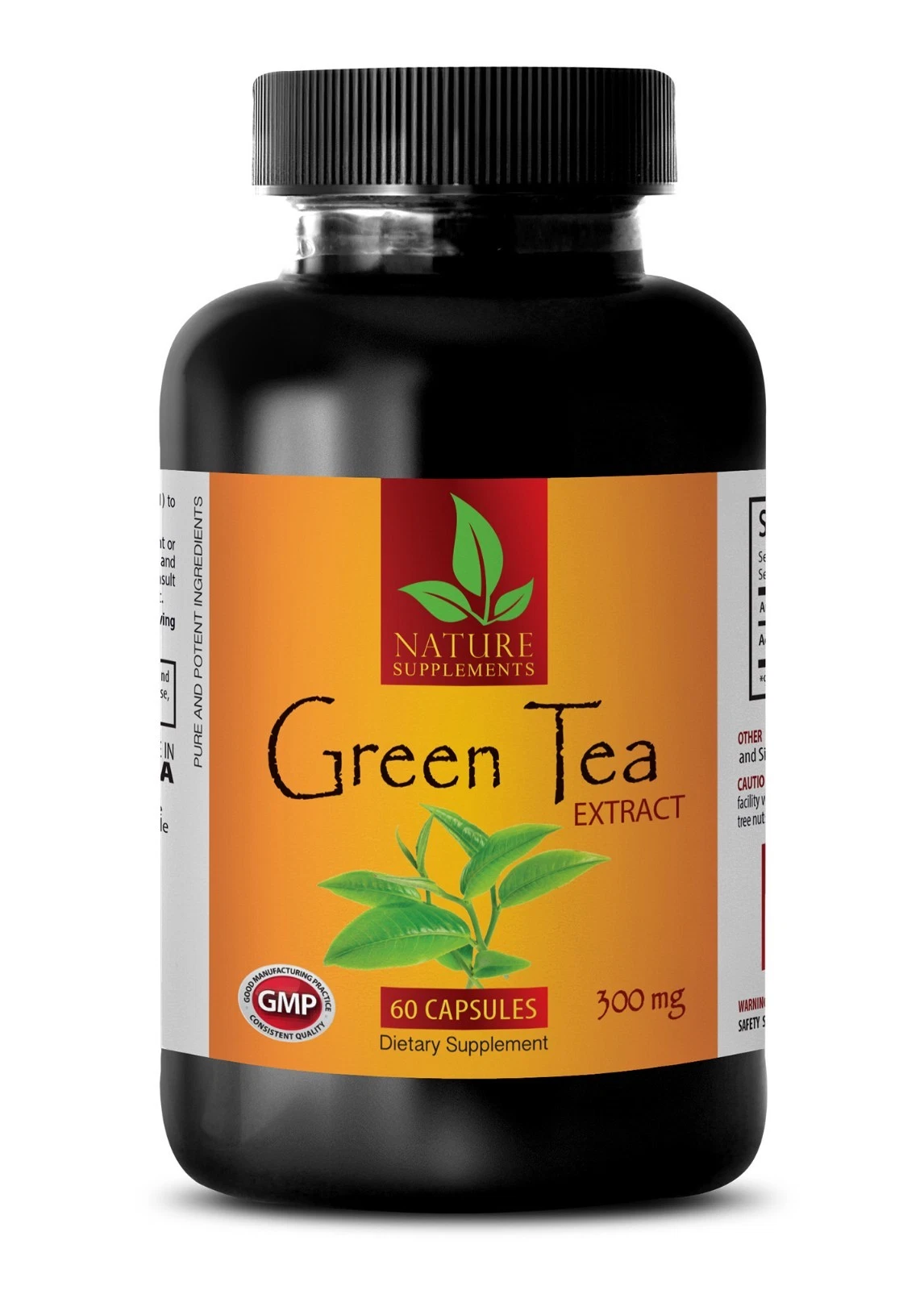 Weight Loss Tea - Green Tea Extract 300mg - Liver Detox - 60 Pills