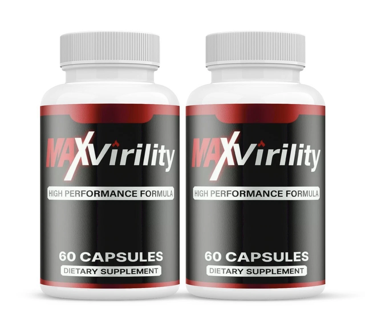 (2 Pack) Max Virility Male Health Pills to Boost Stamina and Energy Levels