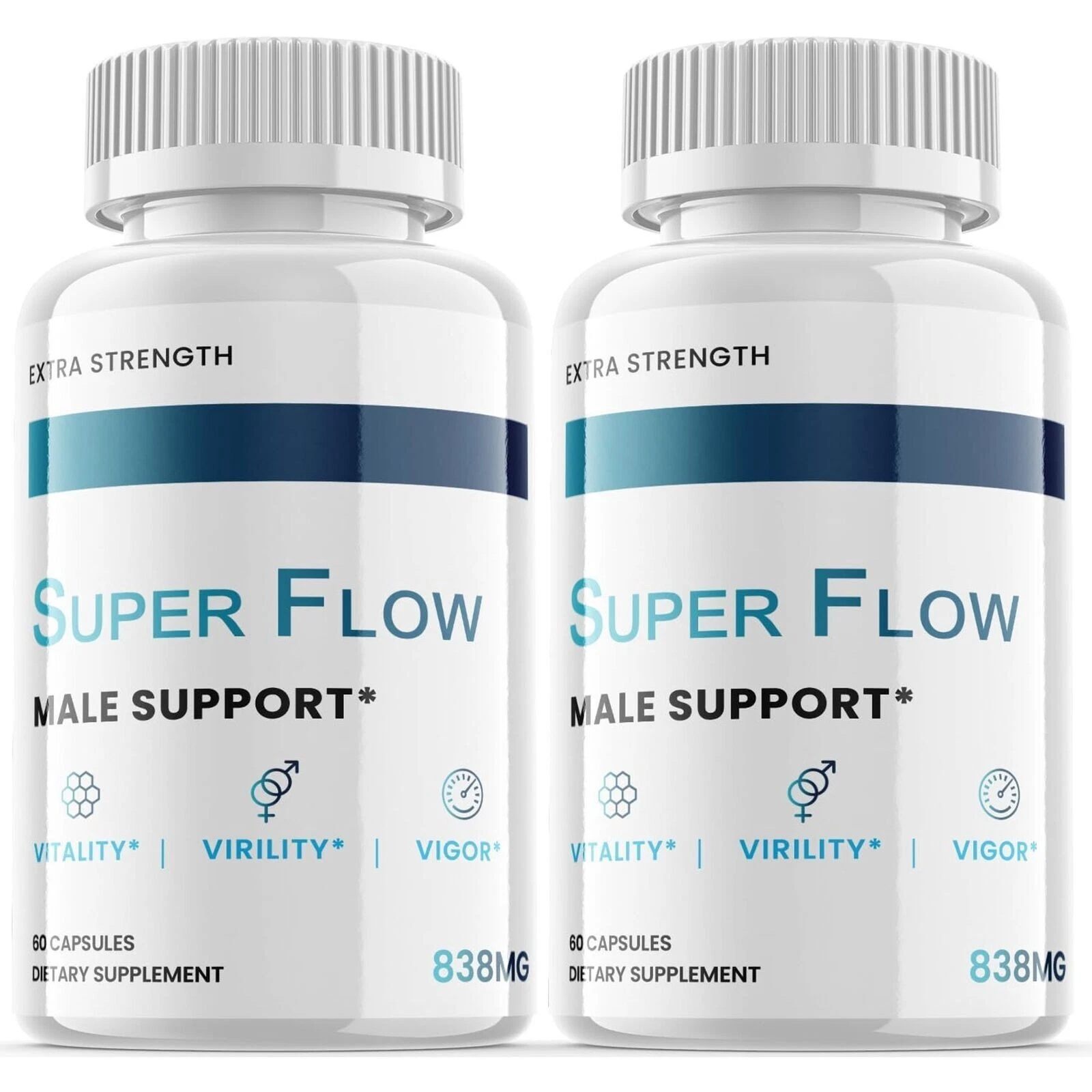 Super Flow Male Pills - Super Flow Male Support Supplement ORIGINAL - 2 Pack