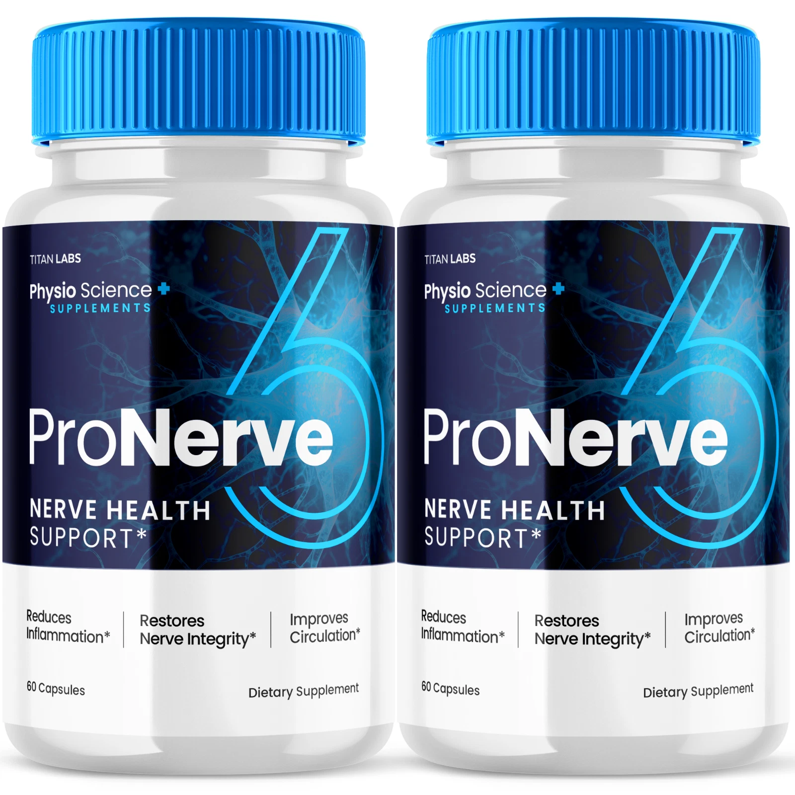 (2 Pack) Pro Nerve 6 Nootropic, ProNerve 6 Memory Brain Booster (120 Capsules)