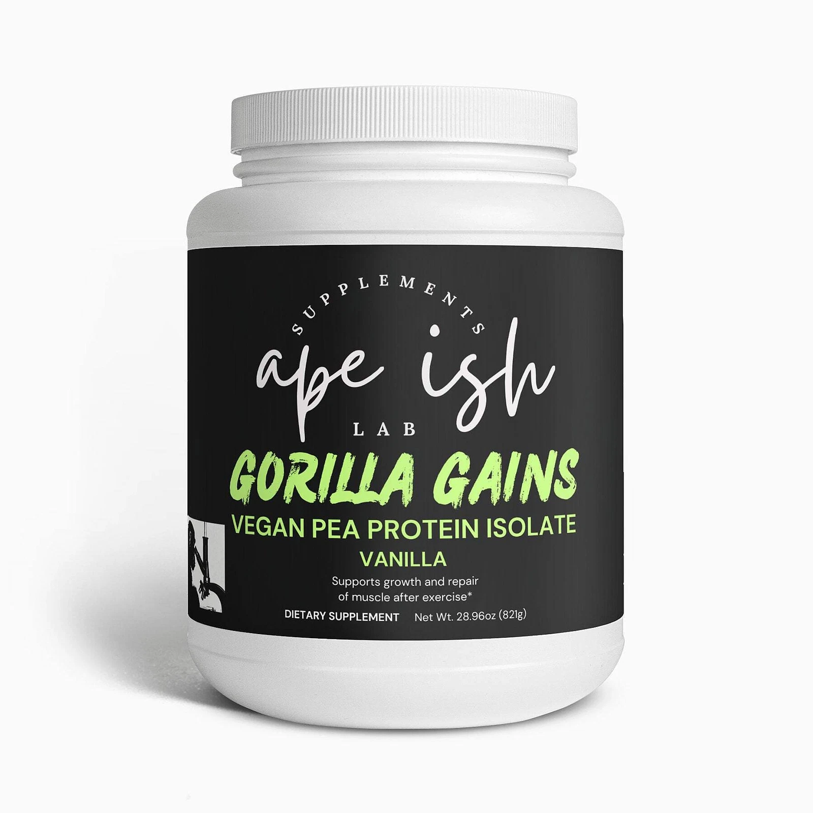 Gorilla Gains - Vegan Pea Protein Isolate (Vanilla)