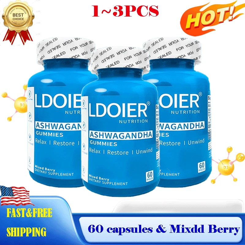 Vitamin D3 Gummies-5000 IU High Potency, Support for Bone & Immune Health 1~3PCS