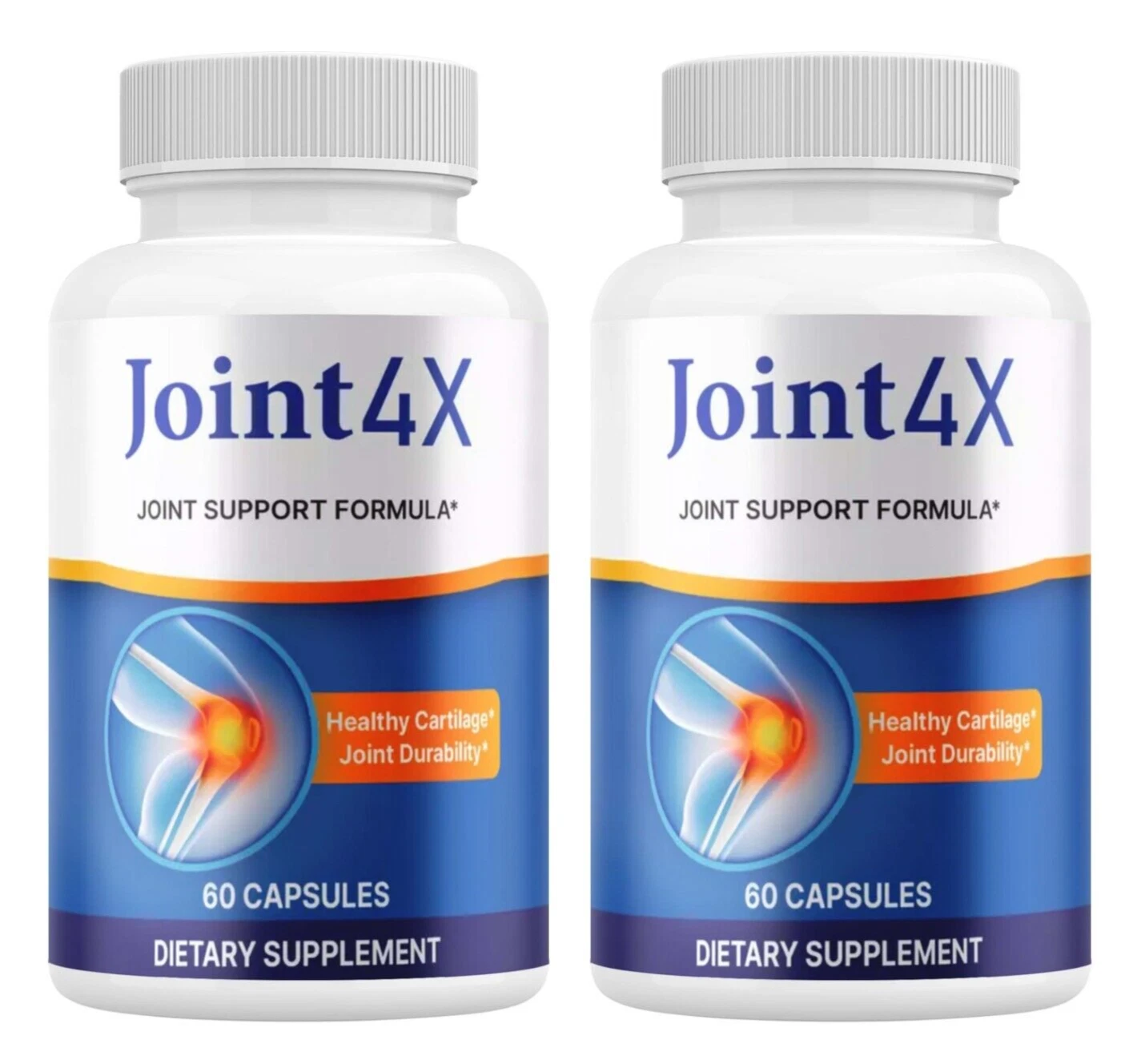 (2 Pack) Joint4X Joint Support Pills, Joint-4X Relieve Joint Stiffness and Pain