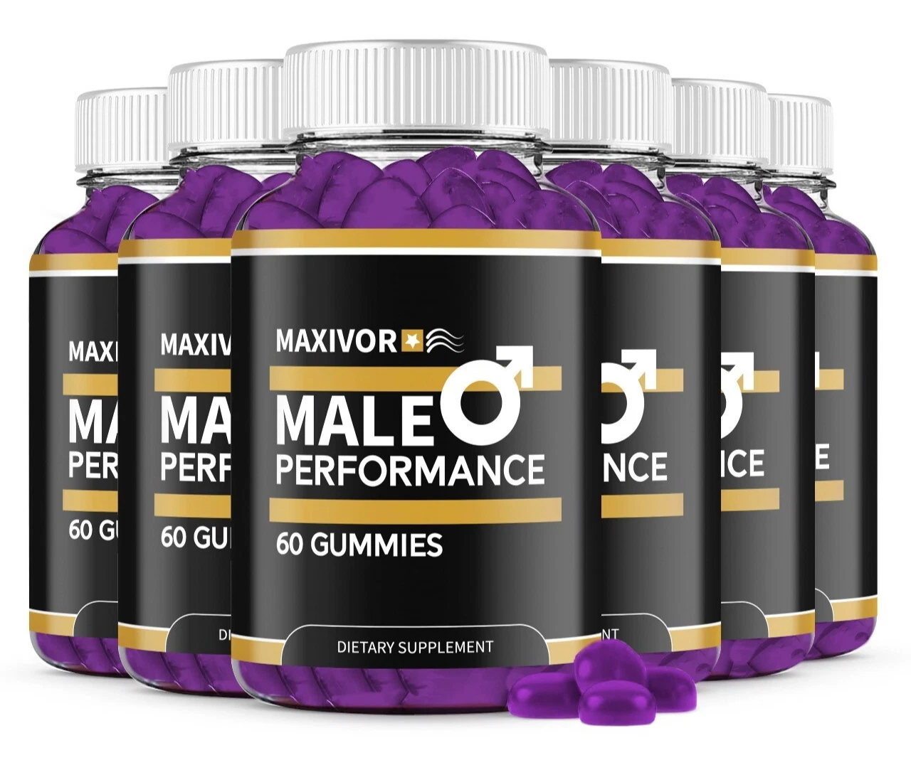 Maxivor Gummies For Men, Maxivor Male Support Gummies ( 6 Pack )
