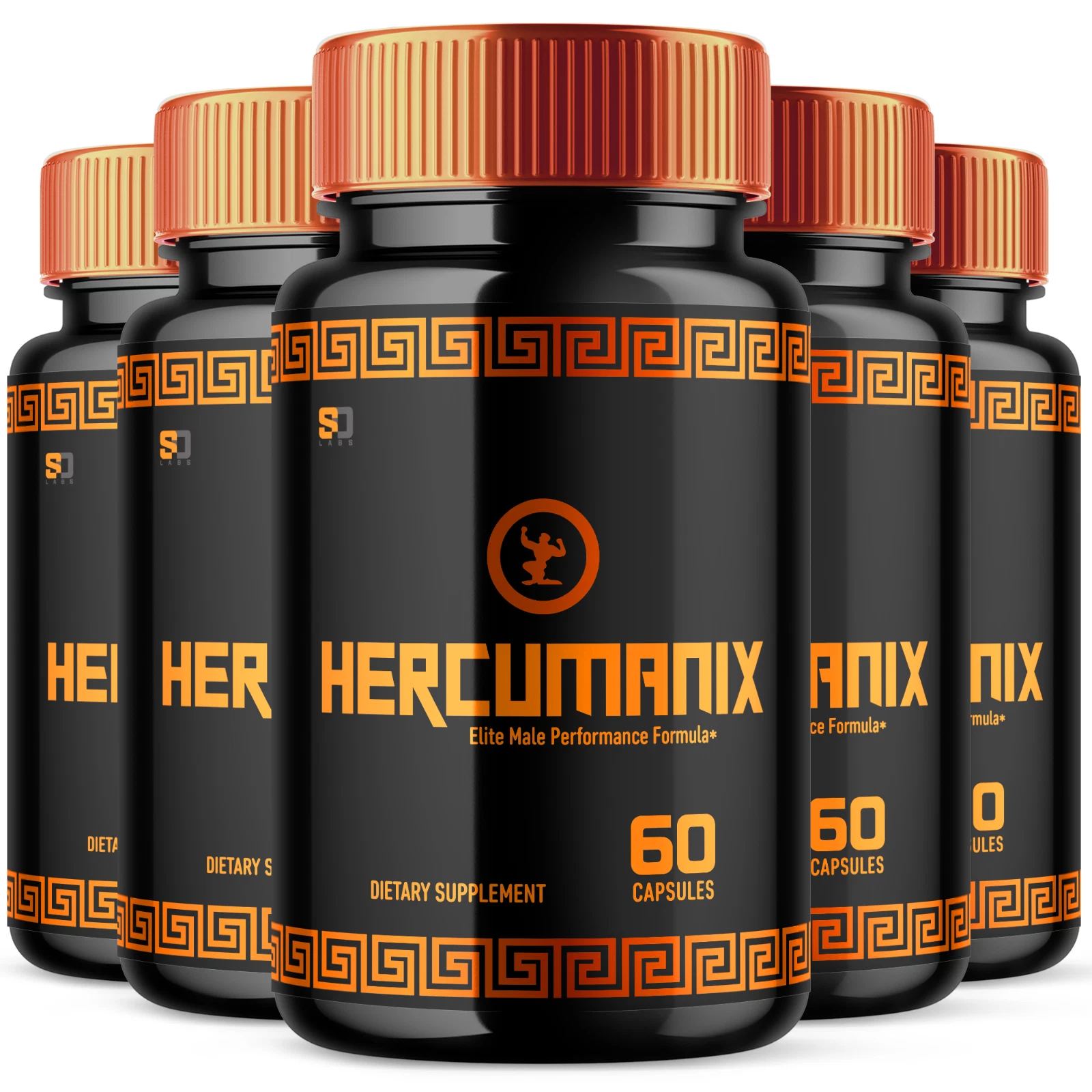 Hercumanix Elite Male Performance Formula for Energy and Vitality (5 Pack)