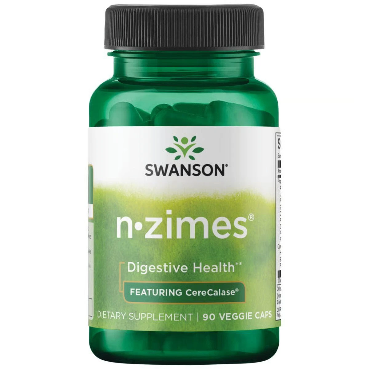 Swanson N-Zimes - Featuring Cerecalase 90 Veggie Capsules