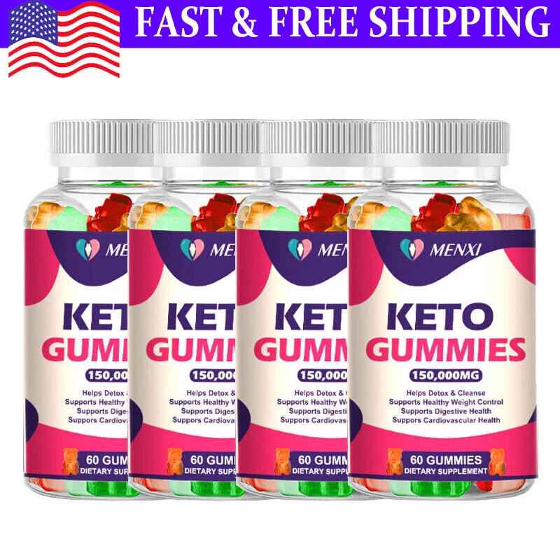 Keto ACV BHB Gummies For Fat Burn Weight Loss Detox Keto Diet Pills 60 Gummy