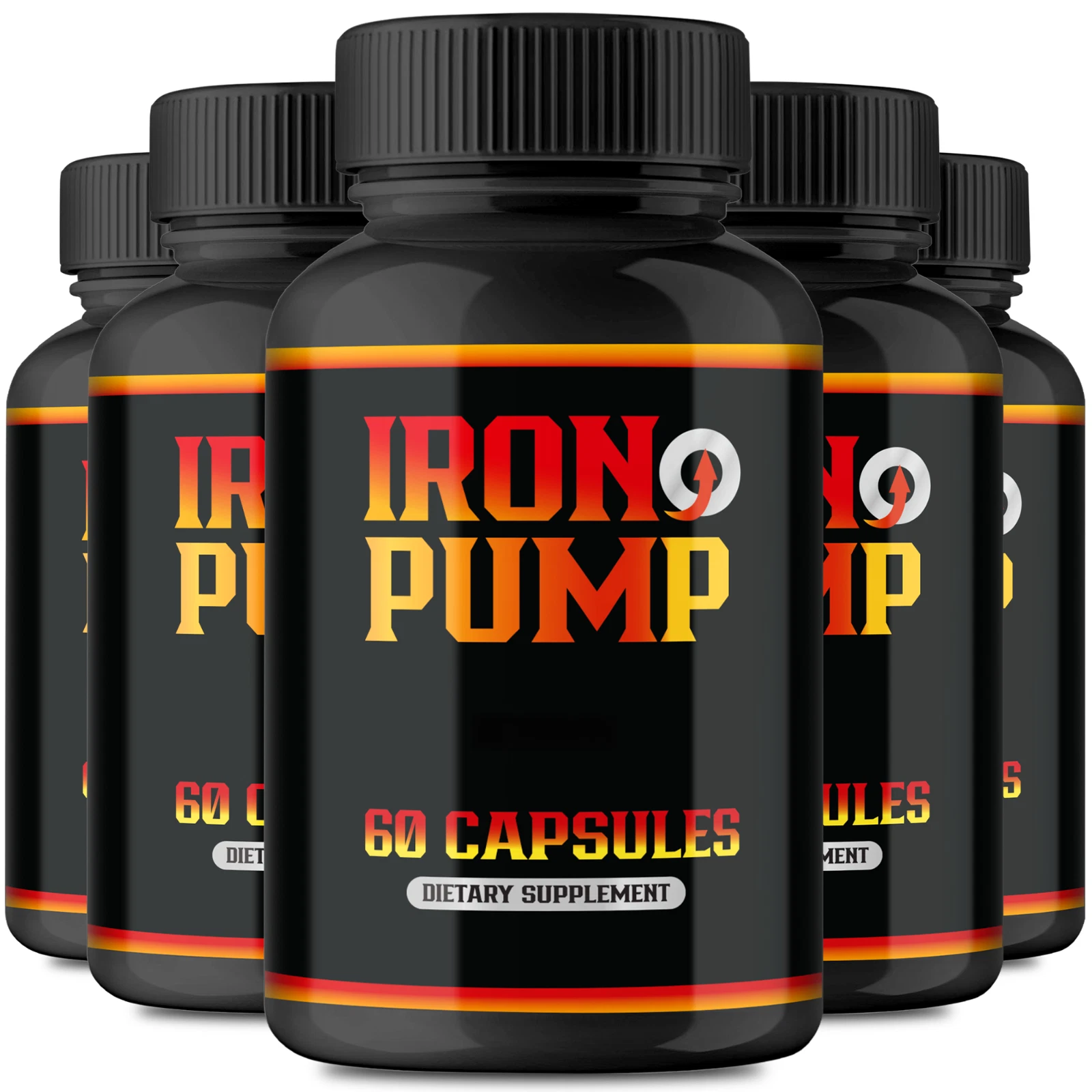 (5 Pack) Iron Pump Male Health Pills to Boost Blood Flow and Muscle Functions