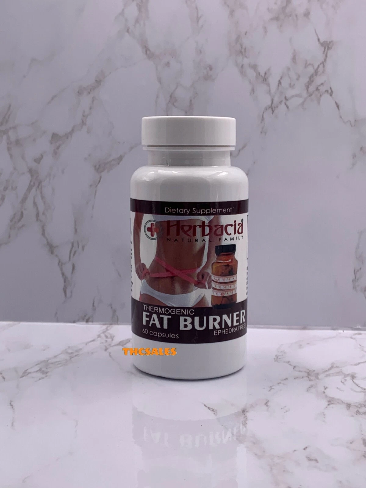 Thermogenic Fat Burner Carb Blocker Weight Loss Natural Herbacid Skinny Pills