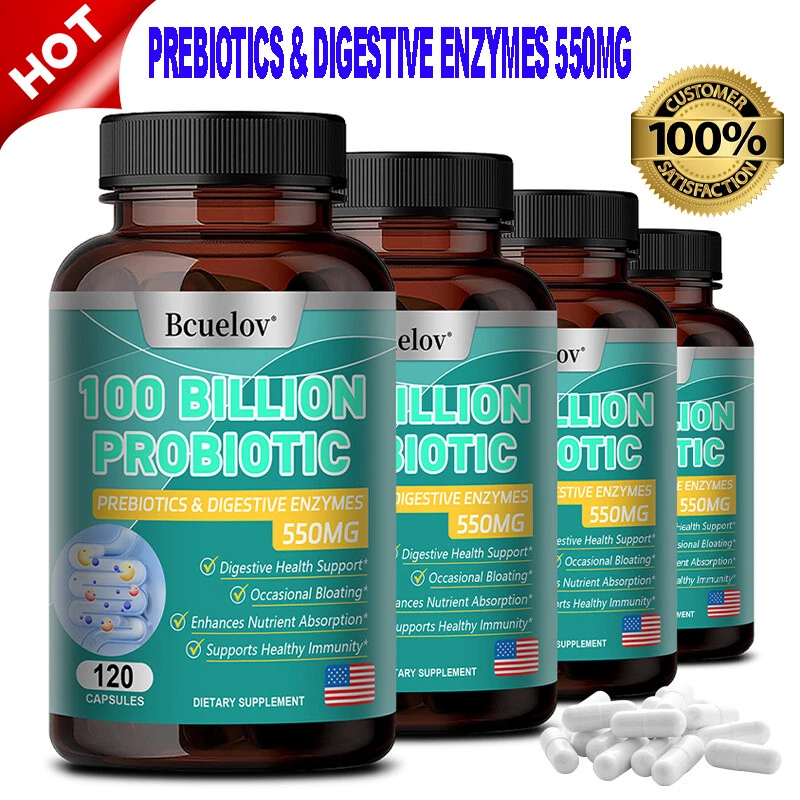 Probiotic blend of Lactobacillus salivarius 100 Billion CFU Digestive Support