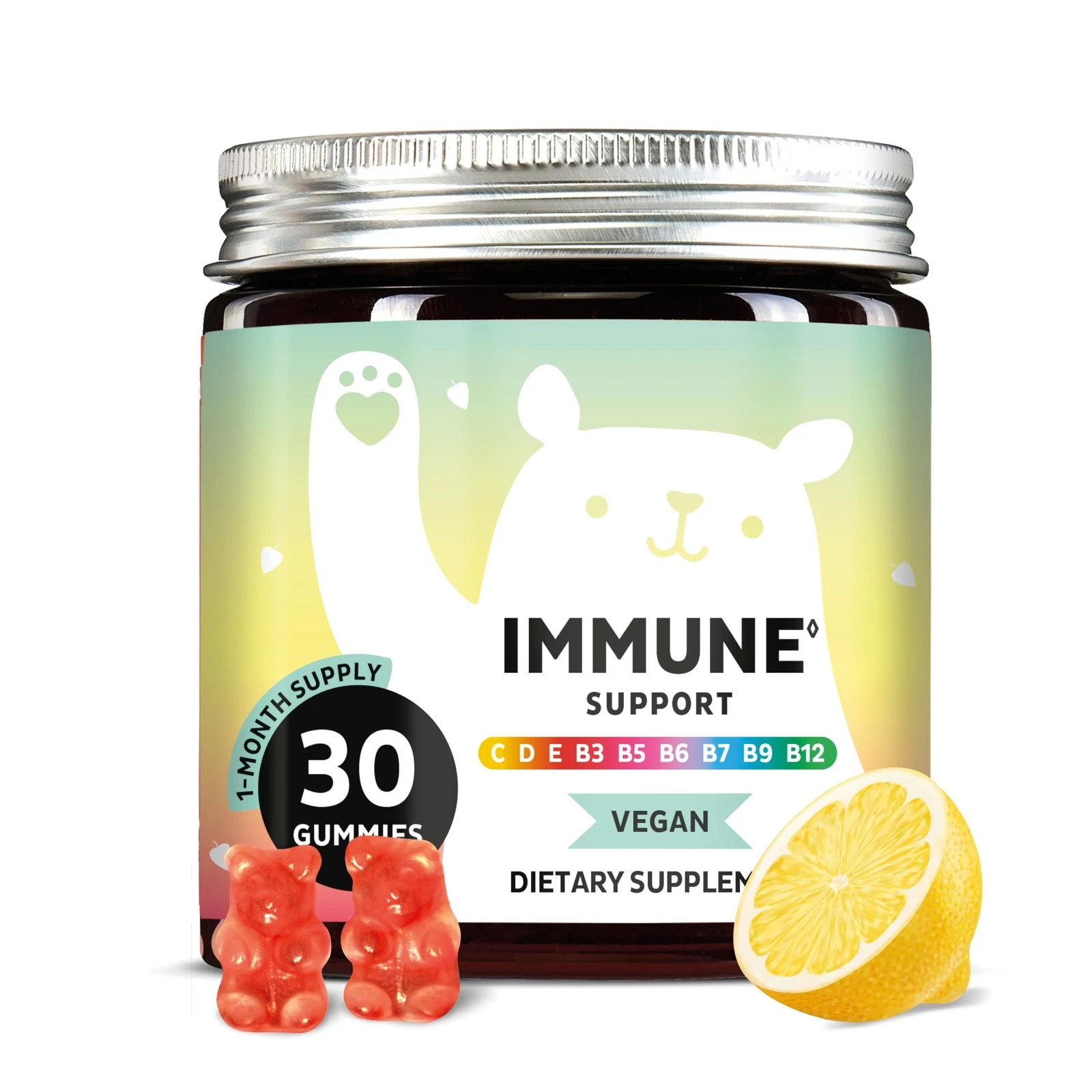 Bears with Benefits Immune Support Gummies – Vitamin C, D, B6 & B12 – Daily