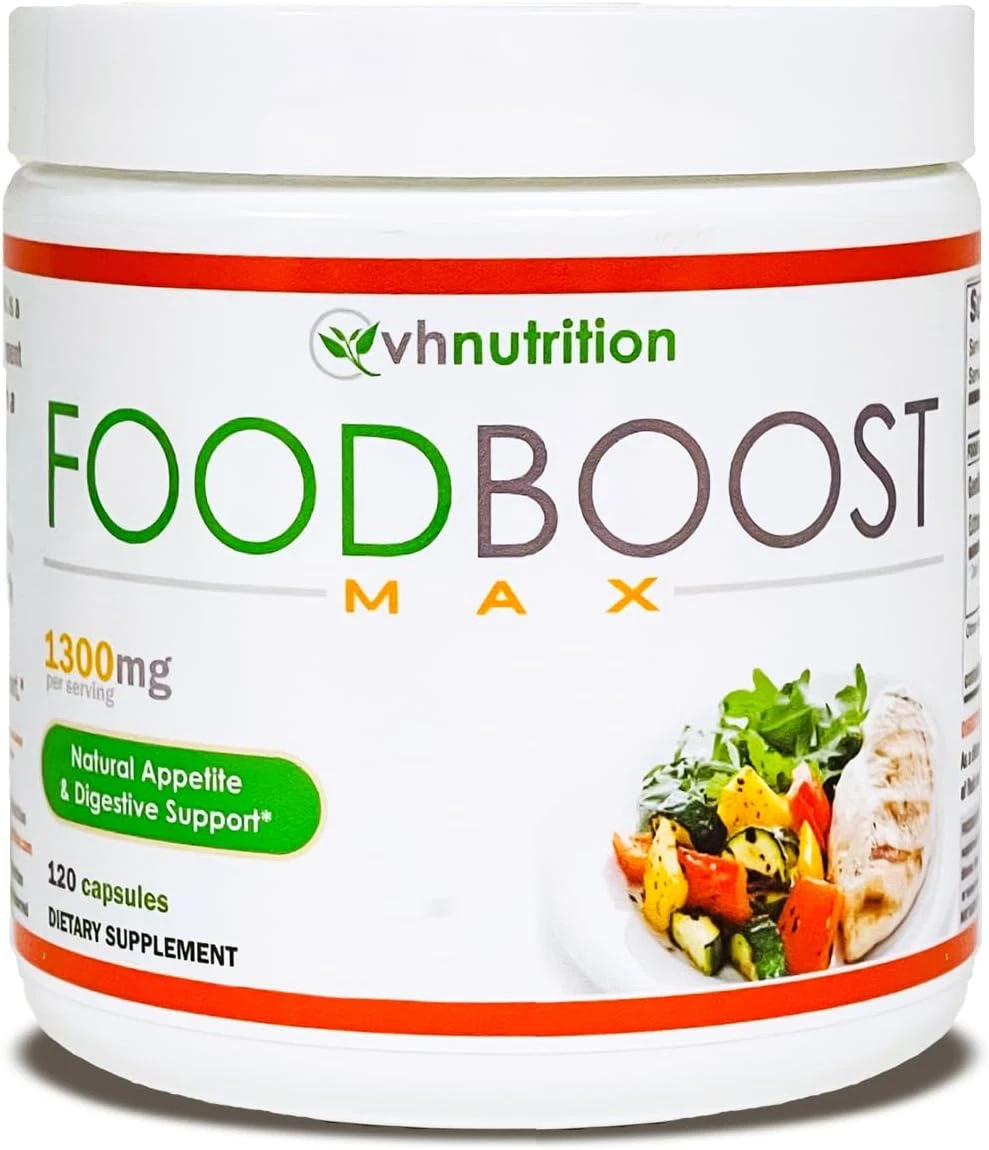 VH Nutrition Foodboost MAX 1300mg Appetite Stimulant for Weight Gain, with Genti
