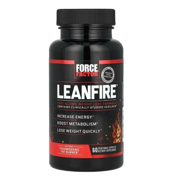 LeanFire, 60 Vegetable Capsules, Increase Metabolism & Energy, Weight Loss