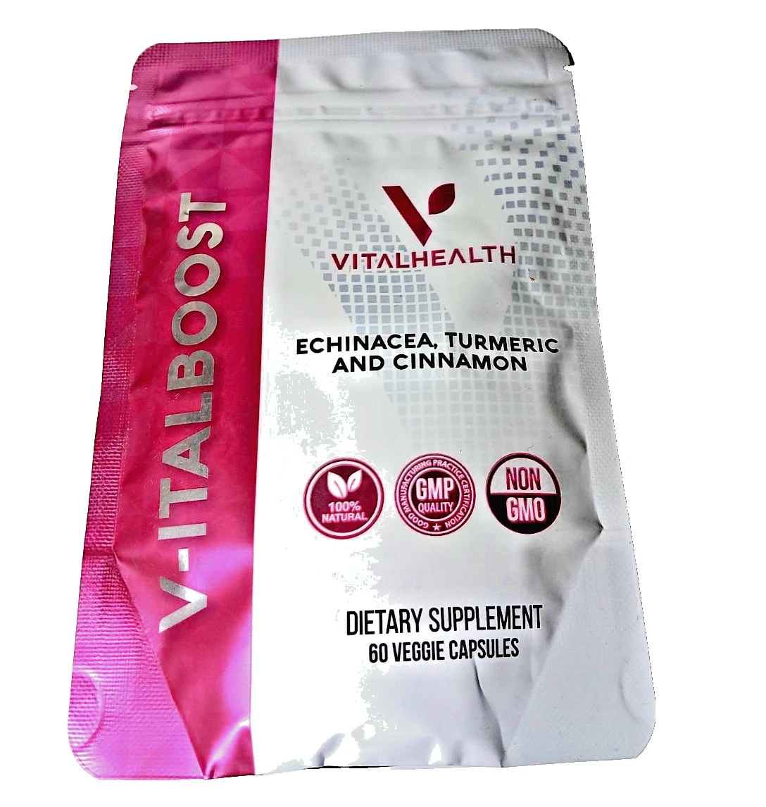VitalHealth V-italboost 60 Veggie Capsules - New! Vital Health