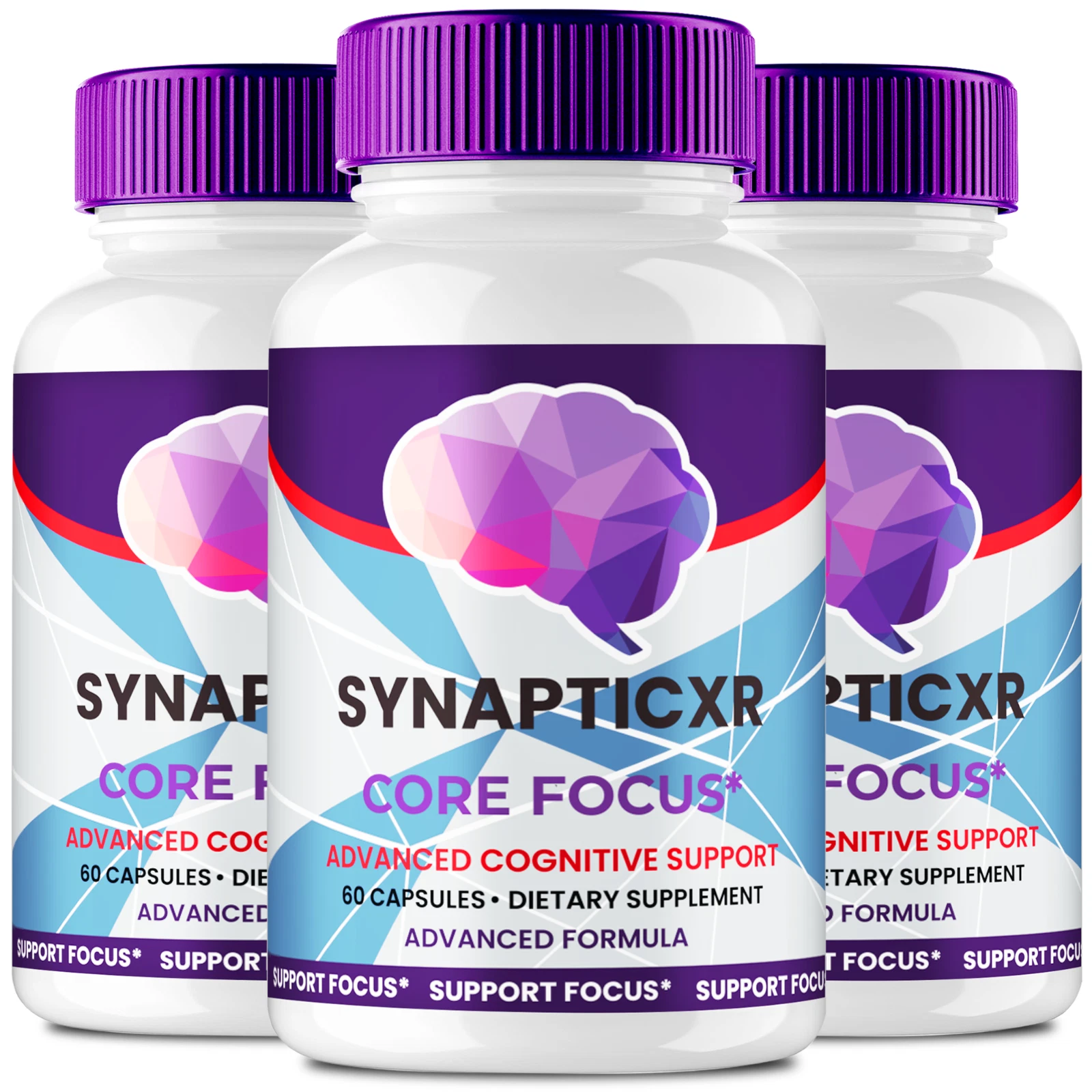(3 Pack) Synaptic XR Nerve Supplement Capsules, SynapticXR Nerve Health Support
