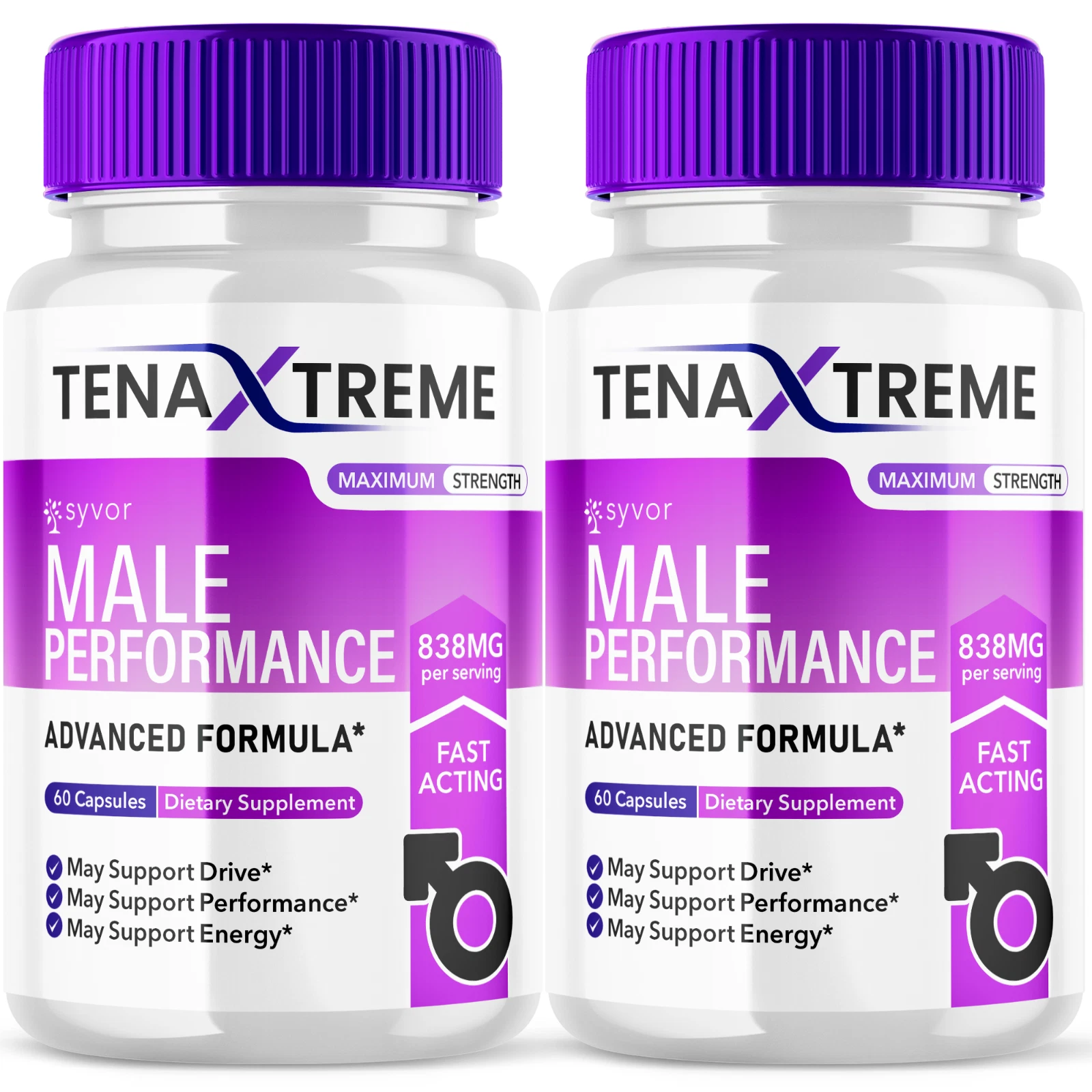 Tena Xtreme Male Pills Advanced Vitality Support Formula Supplement 120 Capsules