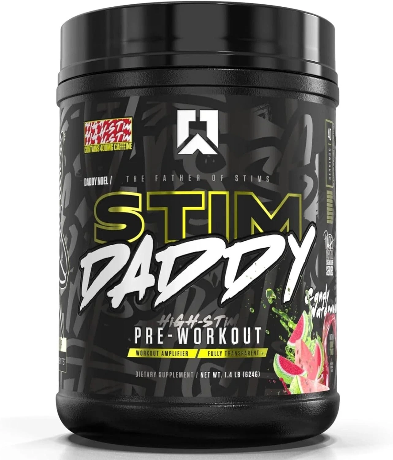 RYSE Stim Daddy Pre-Workout - Candy Watermelon (40 Servings) NEW SEALED