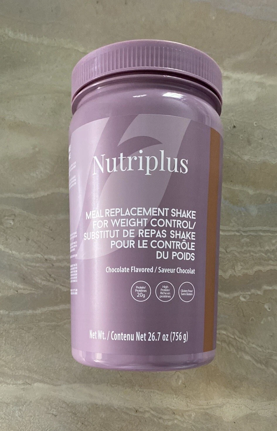 Weight Control Meal Replacement Shake Nutriplus Chocolate Flavored Size 26.7 OZ