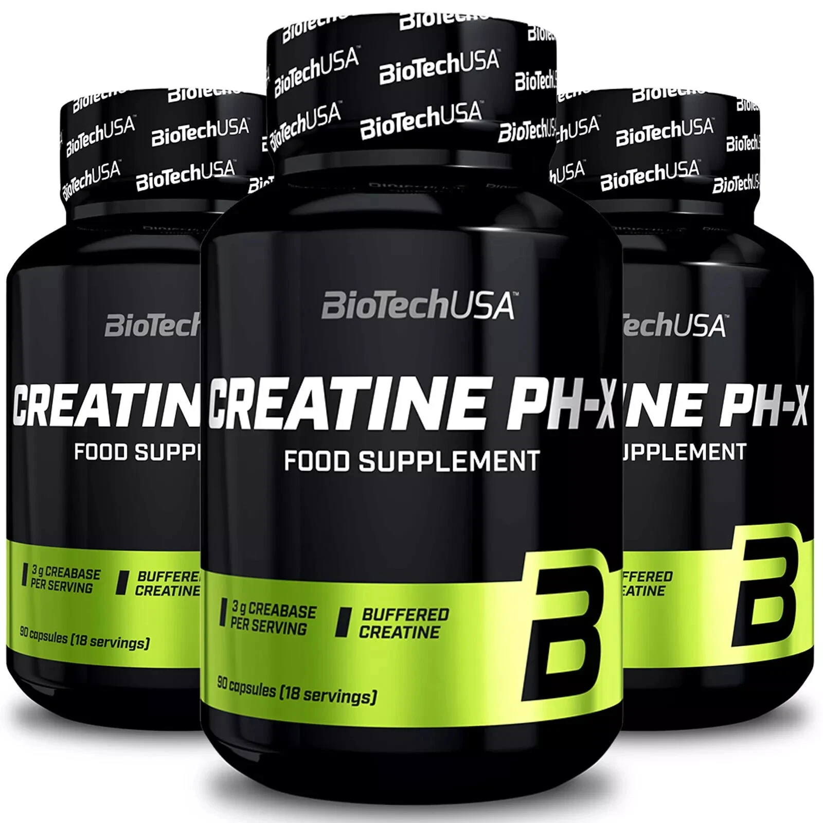 CREATINE PH-X - 90-270 Caps - Muscle Growth Energy Strength Endurance Recovery