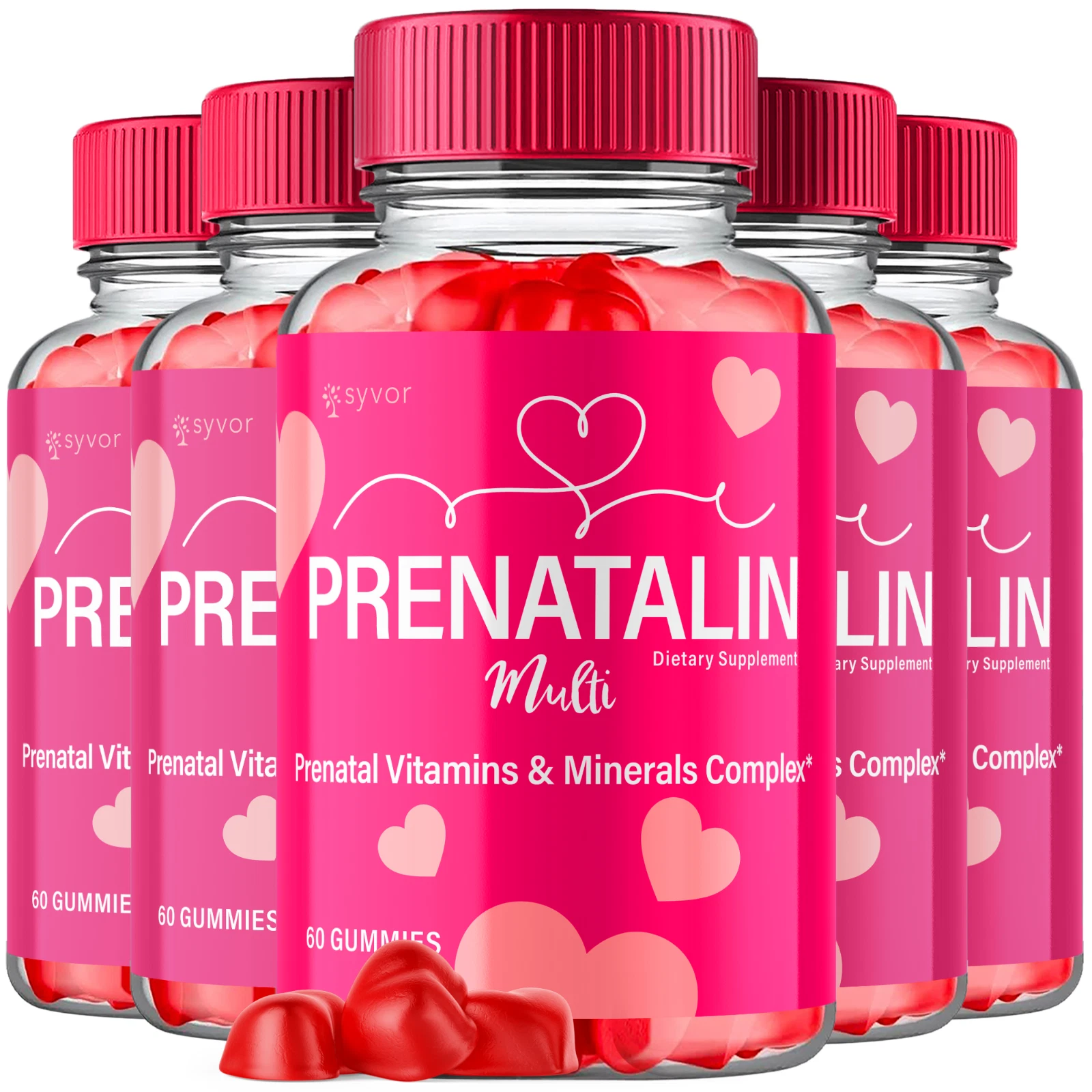 Prenatalin Natural Formula Advanced Blend of Vitamins and Minerals 300 Gummies