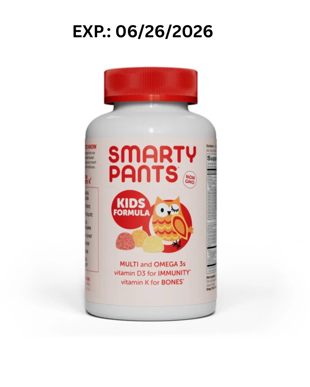 SmartyPants Kids Multi & Omegas Dietary Supplement 90 Gummies (Pack of 3)| 6/26