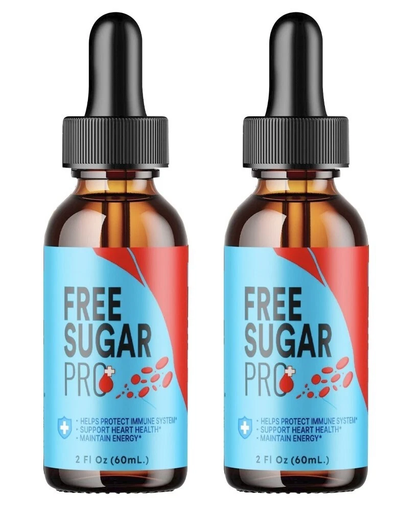 Free Sugar Pro Drops Formula Bottle Supplement, FreeSugar Pro Tincture (2 PACK)