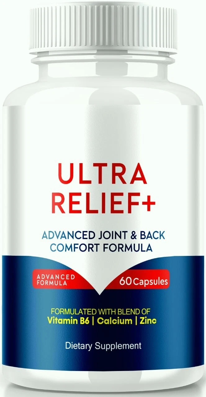 Ultra Relief+ Pills, Ultra Relief Plus for Advanced Joint & Back Health 60ct