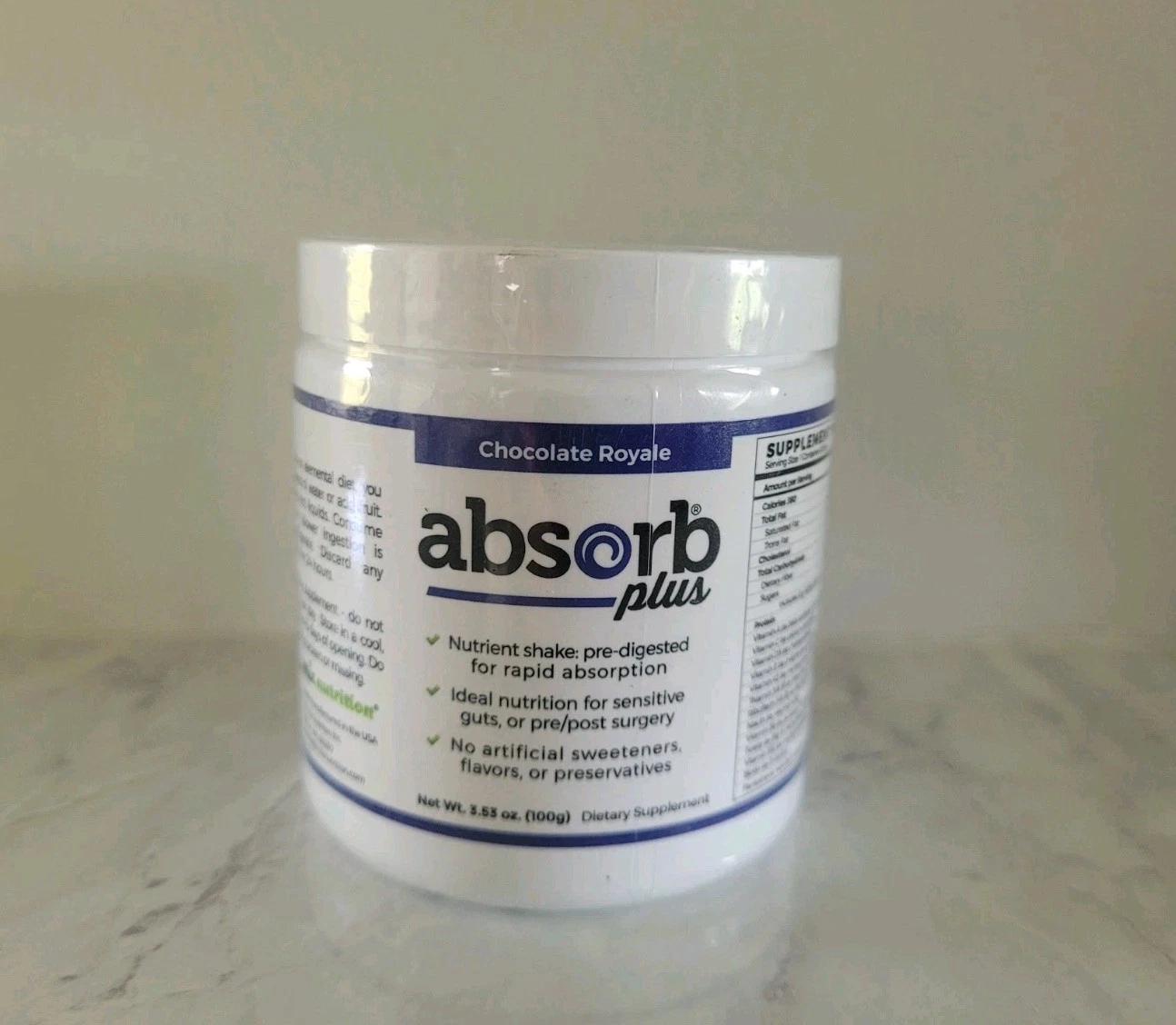 Chocolate Royale - Absorb Plus 3.53 Oz Nutrient Shake - Pre Digested