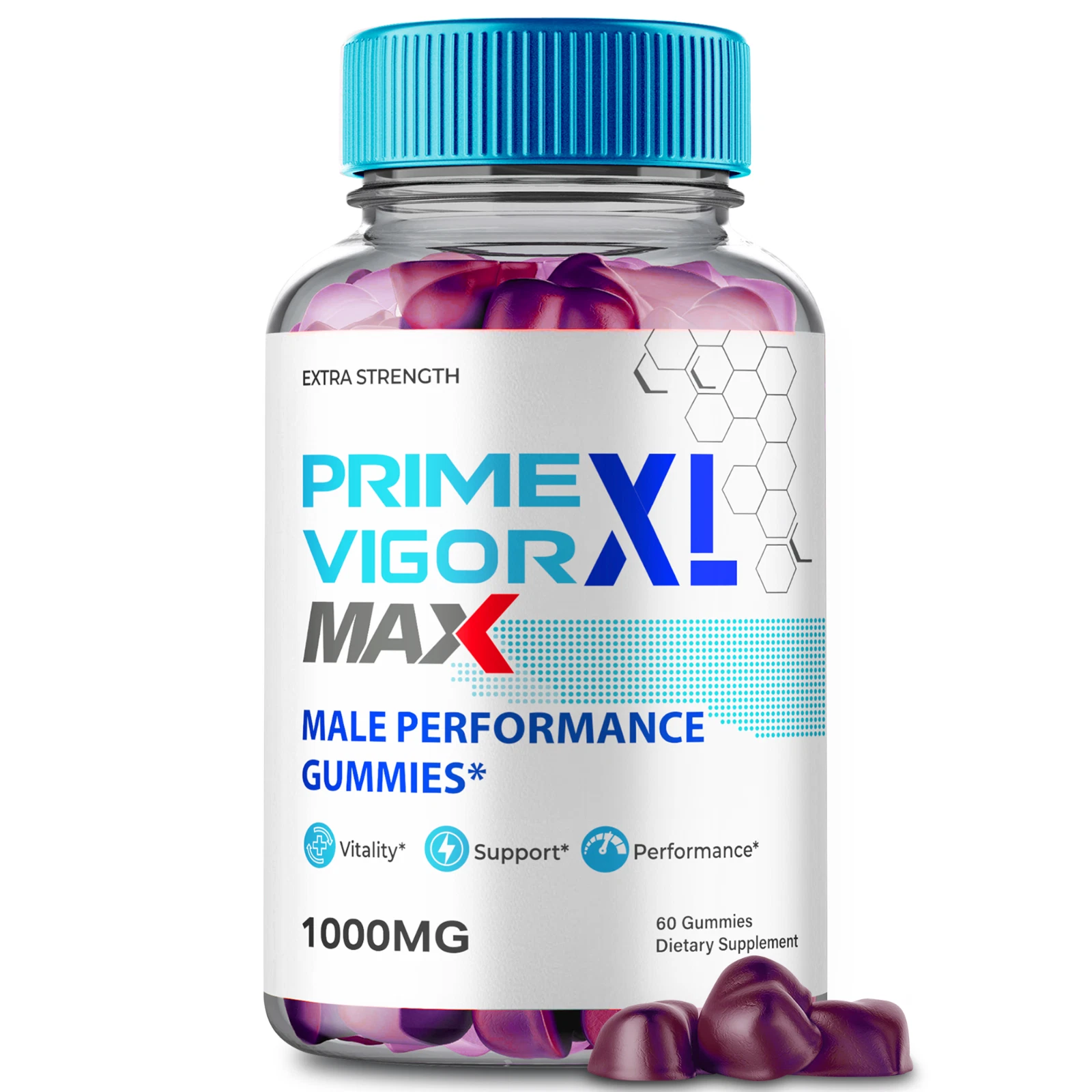 Prime Vigor XL Men Gummies, PrimeVigor XL Male Performance Gummy 60ct