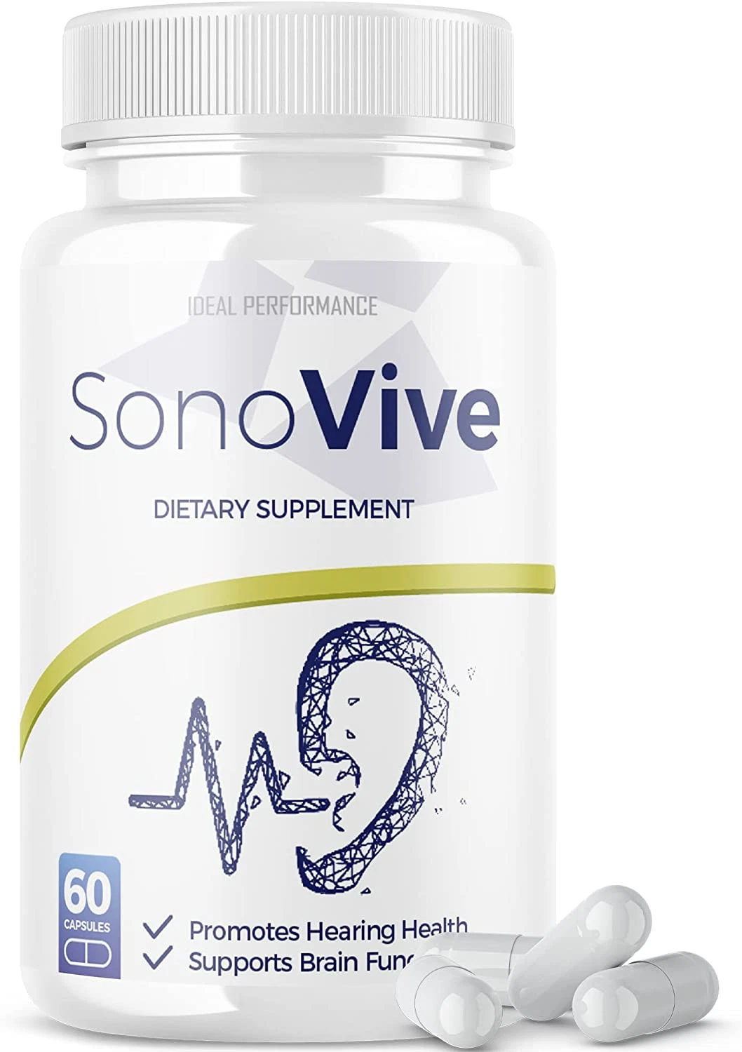 Sonovive Capsules Hearing Supplement Sonovia (60 Capsules)
