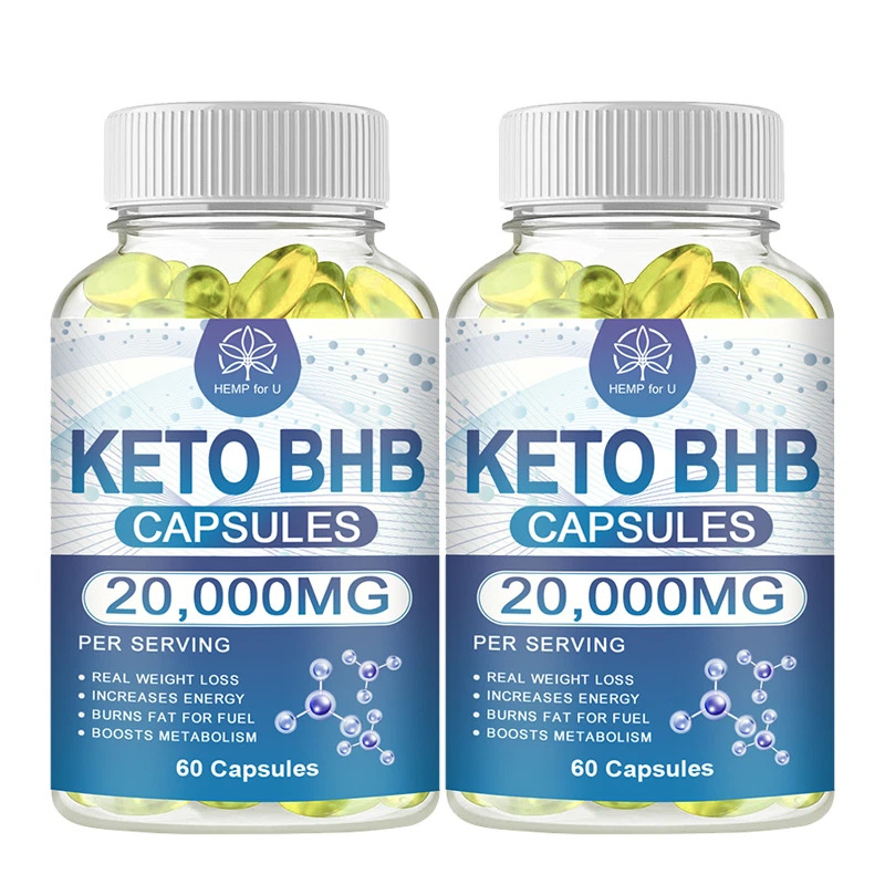 60 Pills KETO BHB 20000mg PURE Ketone FAT BURNER Weight Loss Diet Pills Ketosis