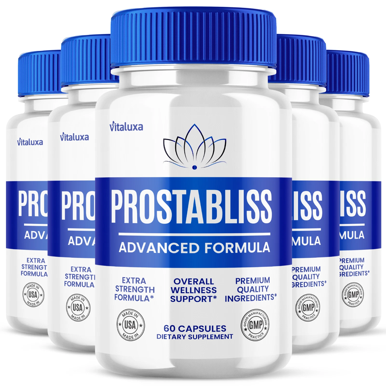 (5 Pack) Prostabliss Advanced Prostate Support Max Supplement (300 Capsules)