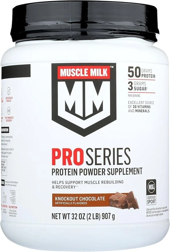 Muscle Milk Pro Series 50G Protein Powder 2lbs - Intense Chocolate