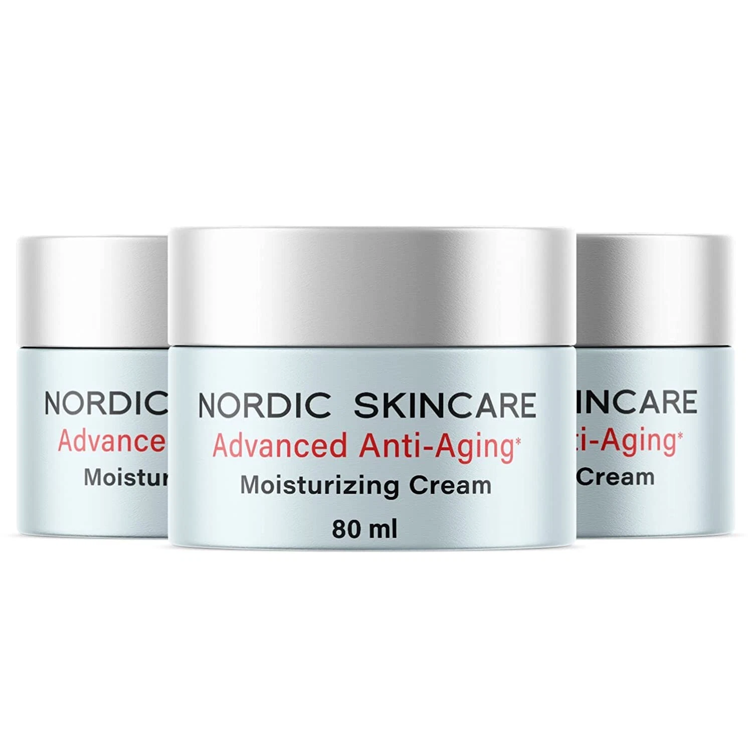 (3 Pack) Nordic Skincare Anti-Aging Cream - Anti-Wrinkle Moisturizing Face Cream