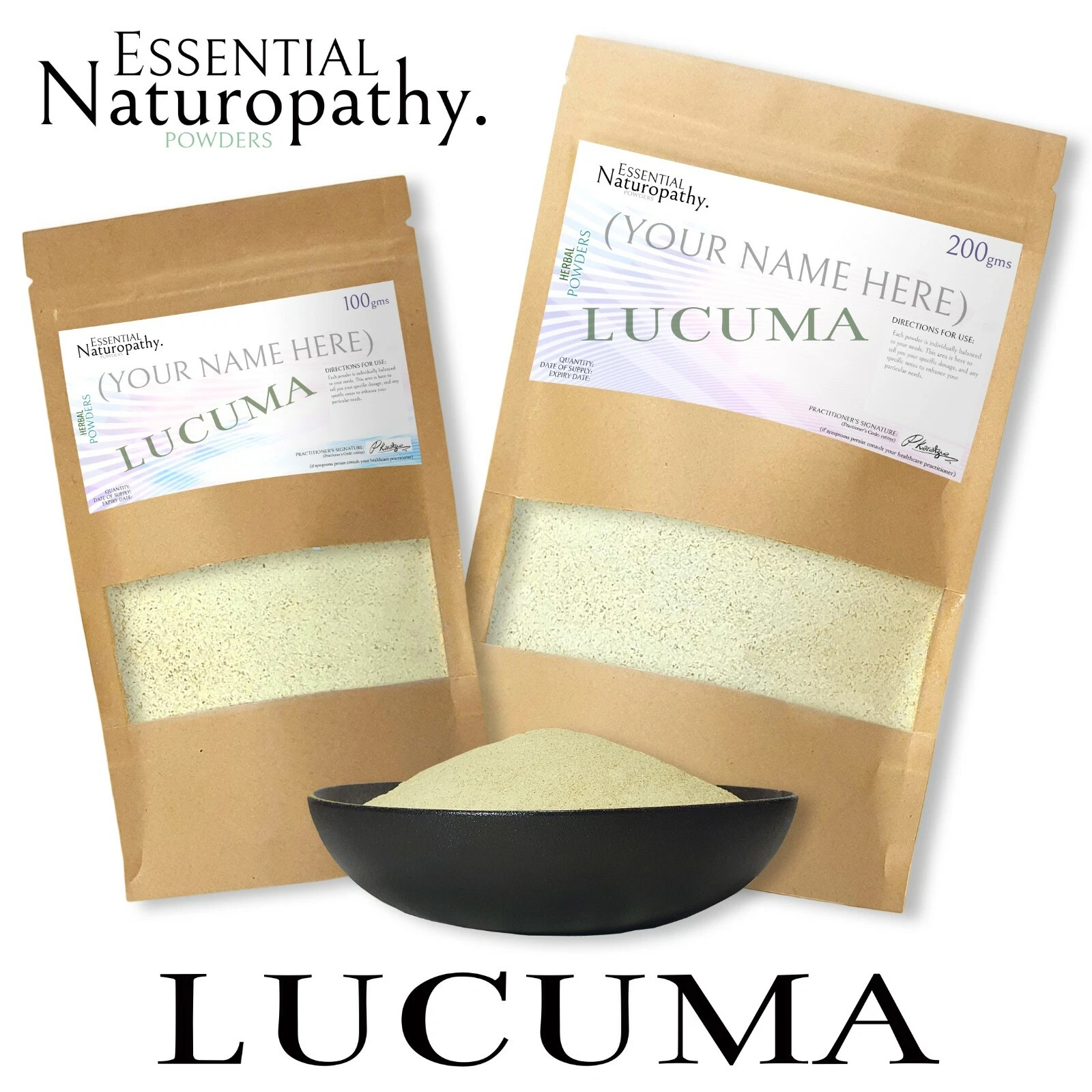 LUCUMA POWDER 100% Certified Organic PREMIUM PERUVIAN SUPERFOOD - FOOD GRADE