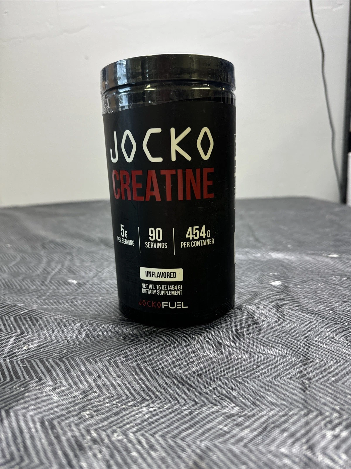 JOCKO Creatine Monohydrate Powder 400 Grams 16 Ounces Unflavored 90 Servings