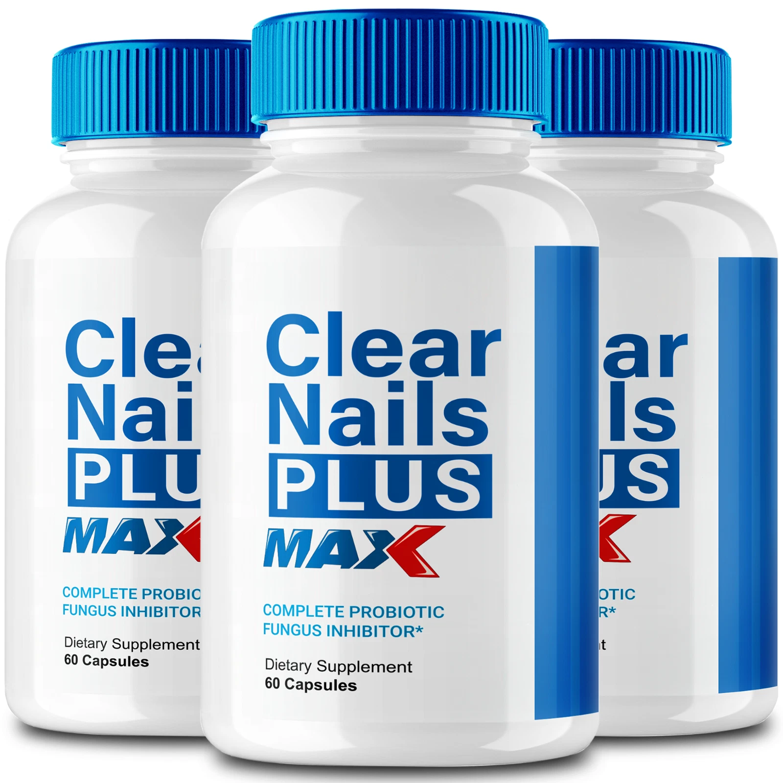 (3 Pack) Clear Nails Plus Max Nail Health, ClearNails Pills (180 Capsules)