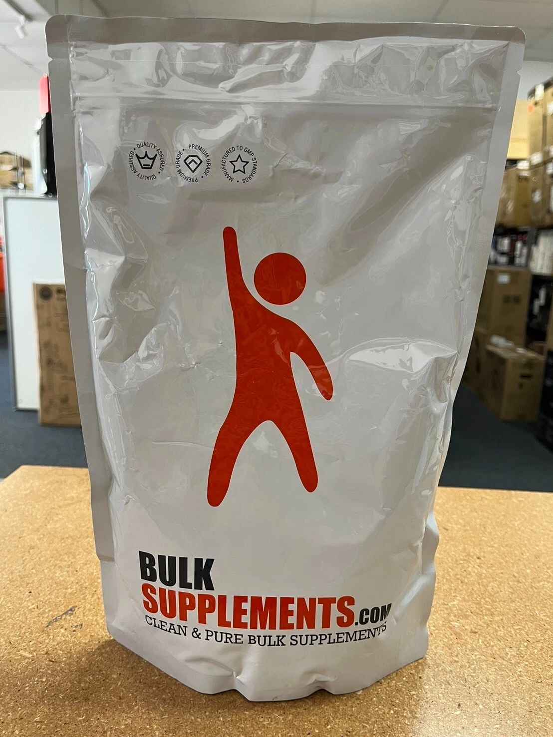 (4 Packs) BulkSupplements Pea Protein Powder 1kg - 30g Per Serving