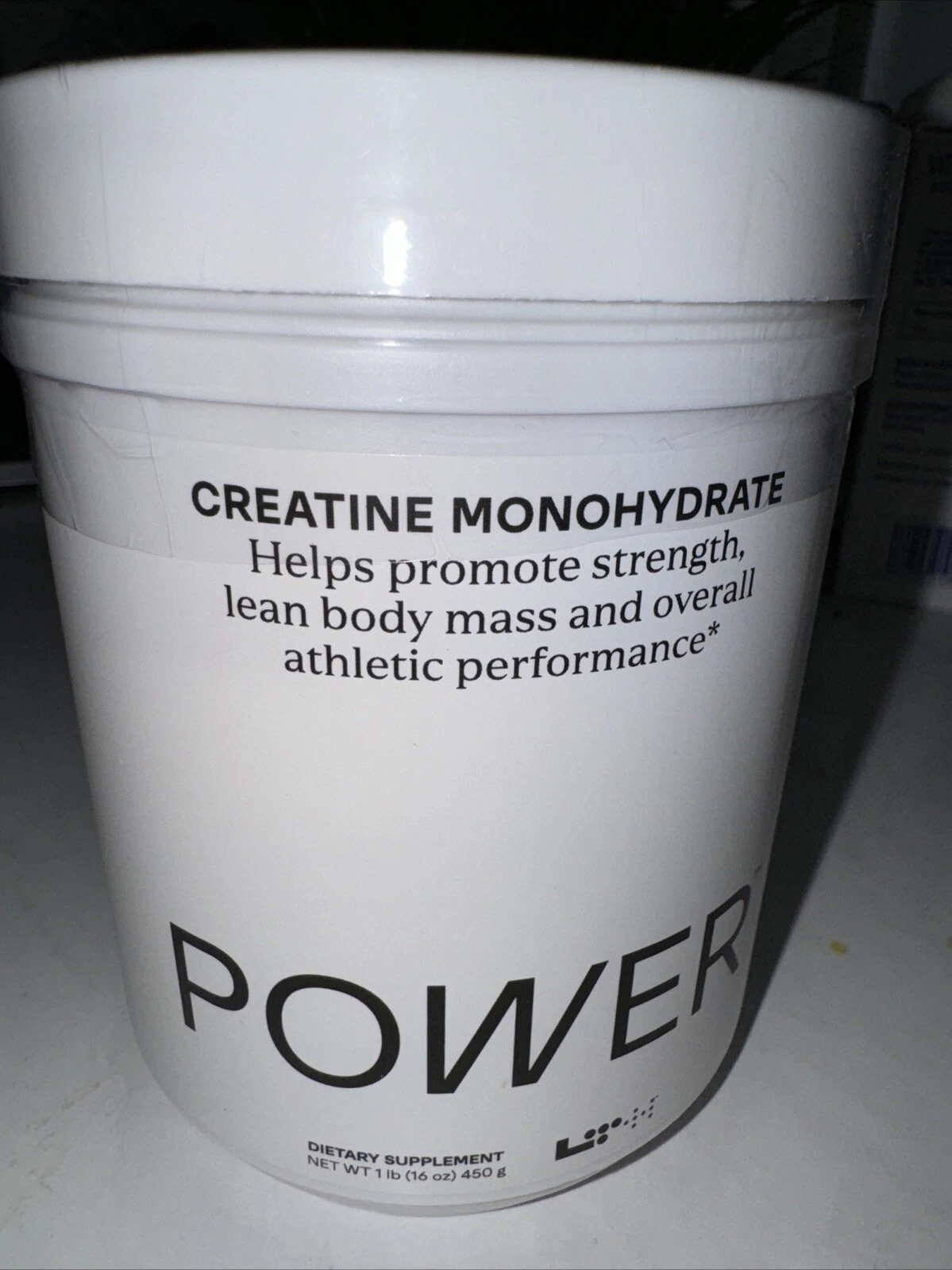 Power Creatine Monohydrate Serving Per Container: About 90 Exp 01/26