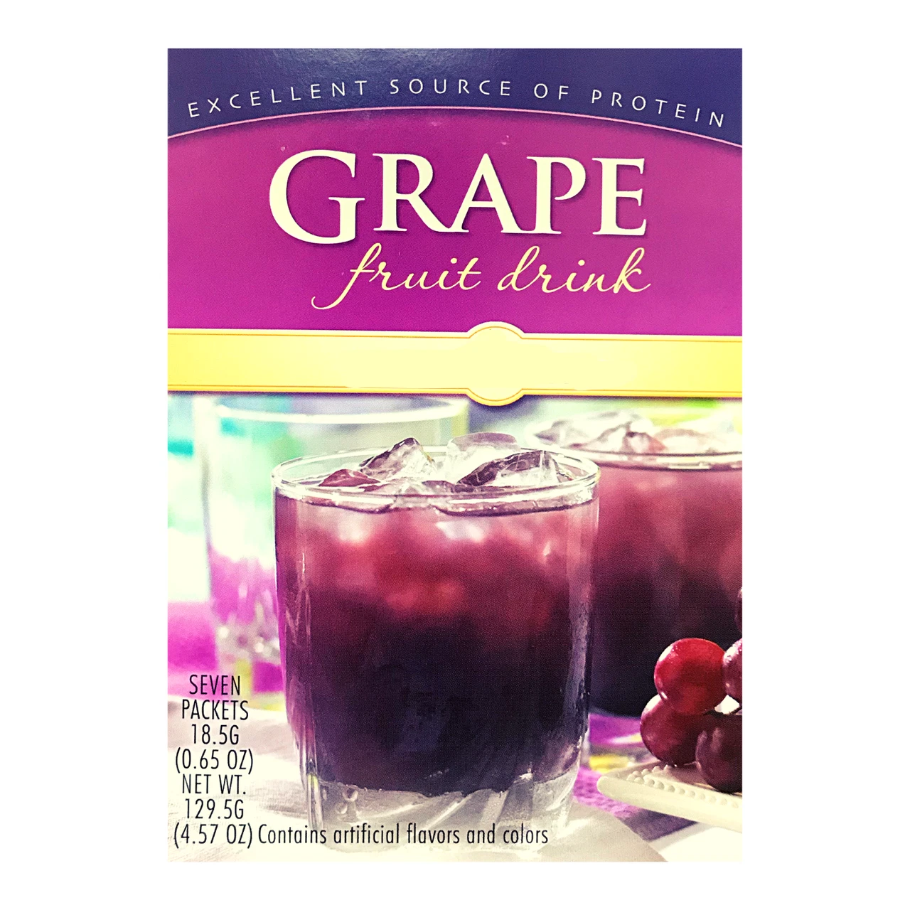 Fit Wise Gluten Free Grape Drink Box - Ideal Protein Compatible