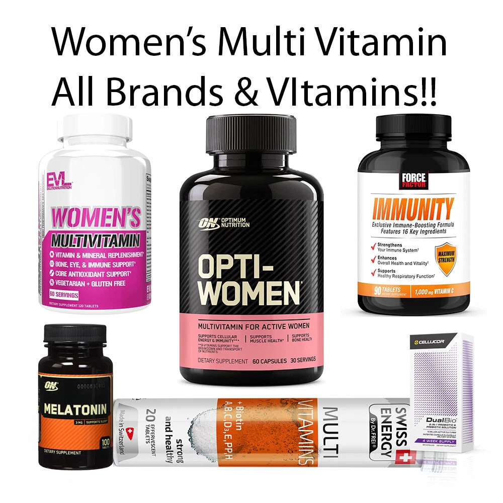 Optimum Nutrition Opti-Women, Vitamode, Swiss Energy - Womens Health NOW VITAMIN