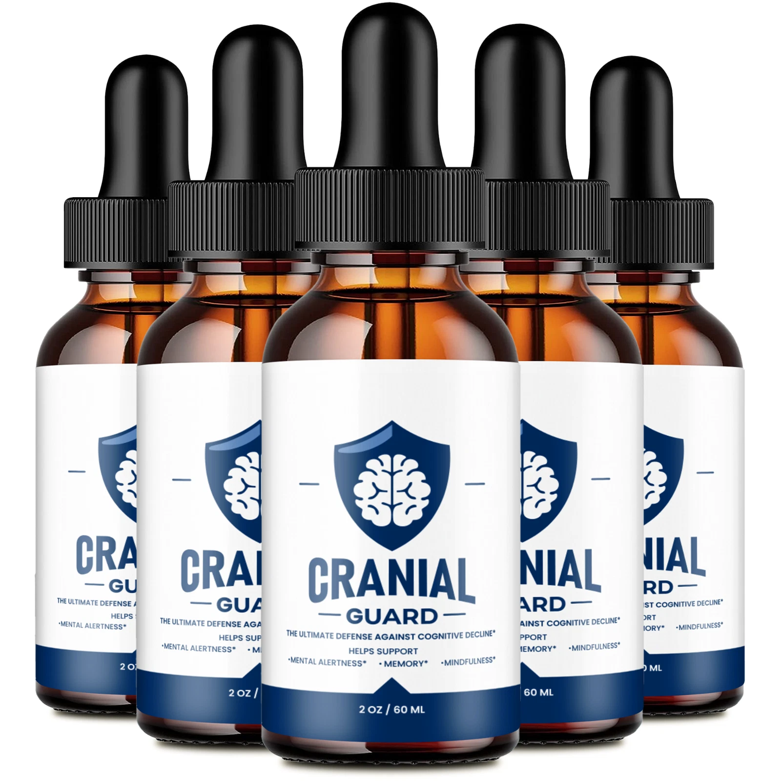 (5 Pack) Cranial Guard - Healthy Blood Support Drops, CranialGuard Liquid Drops