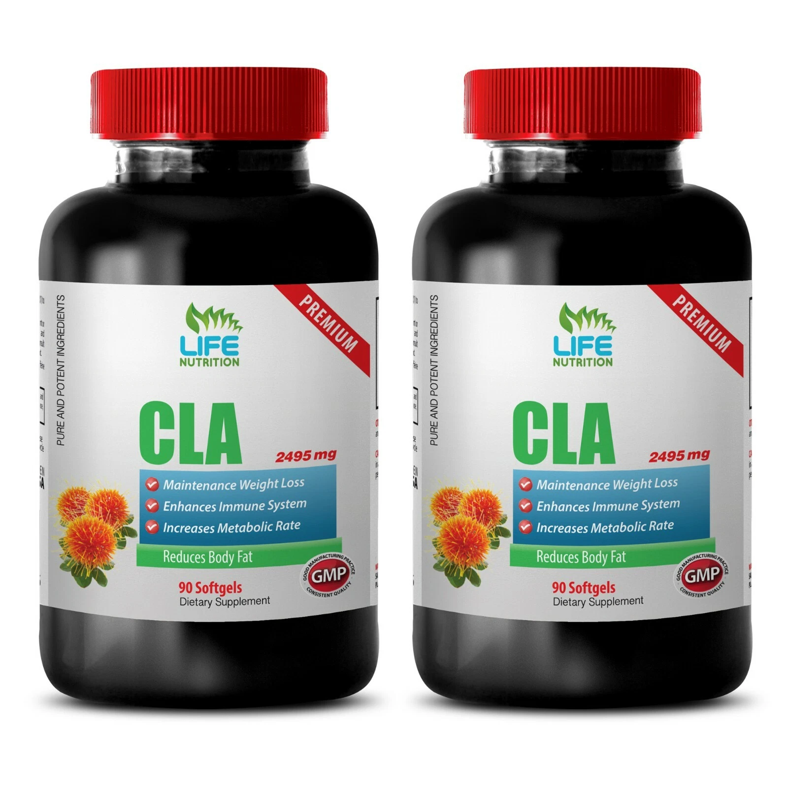 Weight loss supplements for men - CLA 2495MG - cla safflower oil 2B