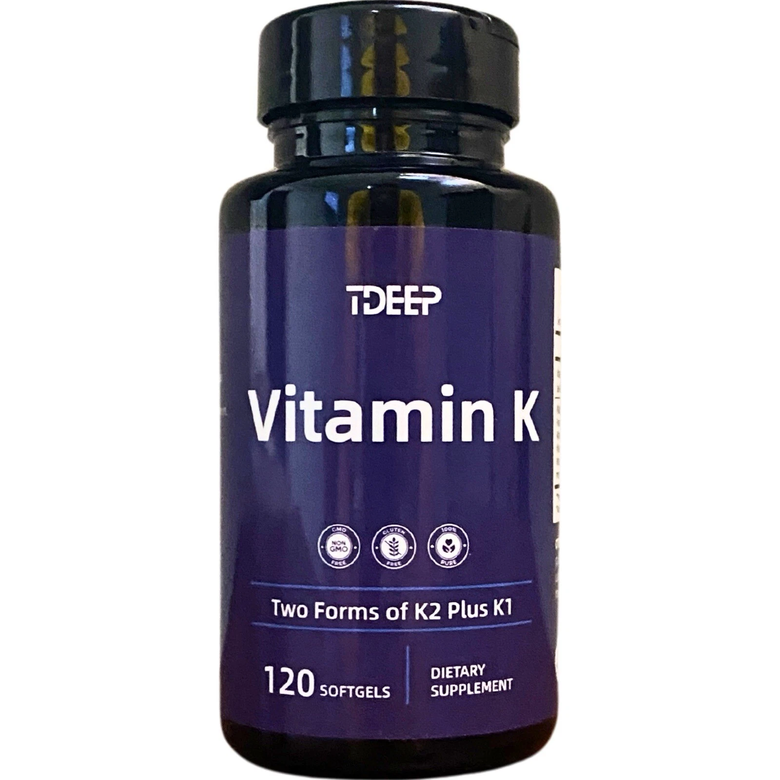 (5-PACK) SUPER K VITAMIN K COMPLEX 120 SERVINGS PER BOTTLE (K1, K2 MK7, K2 MK4)