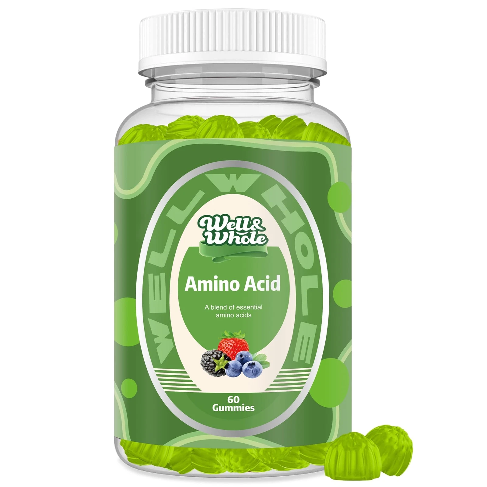 Well&Whole EAA Gummies Essential Amino Acids Gummies Aminos - Essential Amino...